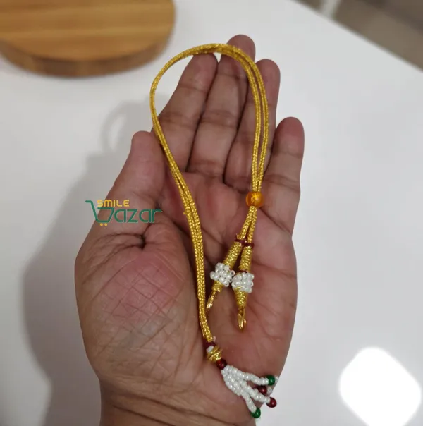 Set_of_12_PCS_-_Adjustable_Golden_Dori_Necklace_Back_Rope_with_Hook_Lobster_Clasp_and_Tassel_for_DIY_Silk_Thread_Jewellery__Pearl_Zari_Silk_Terracotta_and_Quilling_Jewelry_