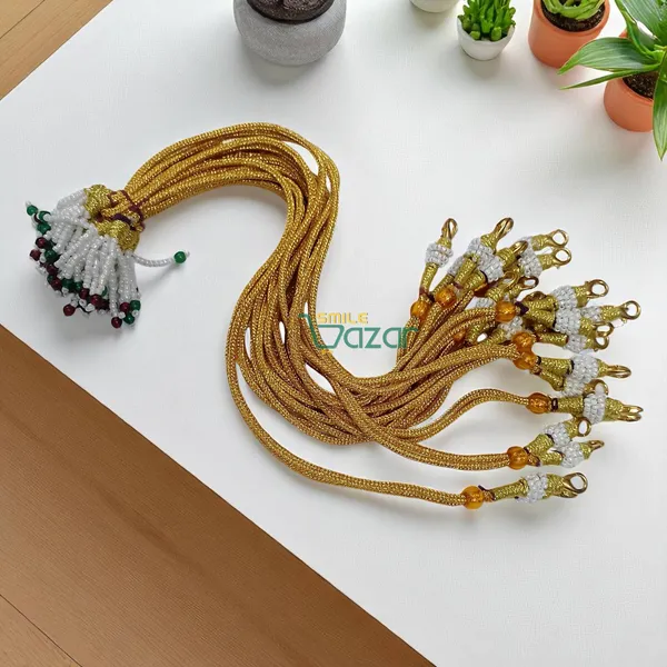 Set_of_12_PCS_-_Adjustable_Golden_Dori_Necklace_Back_Rope_with_Hook_Lobster_Clasp_and_Tassel_for_DIY_Silk_Thread_Jewellery__Pearl_Zari_Silk_Terracotta_and_Quilling_Jewelry_