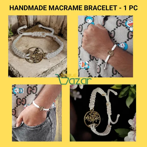 Tree_Of_Life_Charm_Macrame_Bracelet_Adjustable_Wristband_Bracelet_Friendship_Band_For_All_Skin_Friendly_-_White