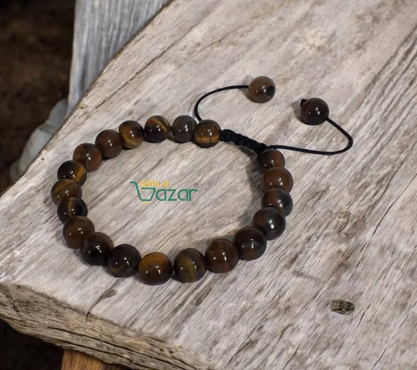Tiger_Eye_Semi_Precious_Crystal_Bracelet_Adjustable_Energized_Wristband_Gift_For_Special_Ones.