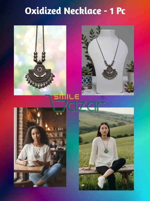 Artificial_Oxidised_Traditional_Silver_Big_Pendant_Necklace_Stylish_Necklace_Chain_Jewellery_–_Antique_Statement_Jewellery_for_Girls_&_Women_-_1_PC
