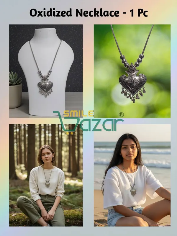 Artificial_Oxidised_Traditional_Silver_Big_Pendant_Necklace_Stylish_Necklace_Chain_Jewellery_–_Antique_Statement_Jewellery_for_Girls_&_Women_-_1_PC