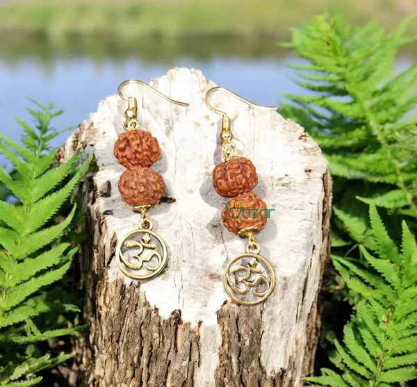 Om_Rudraksha_Earrings_For_Women_&_Girls_Modern_Earring_For_Smart_Casual_Wear_-_Golden_-__1_Pair