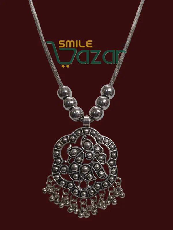 Artificial_Oxidised_Peacock_Big_Pendant_Necklace_Chain_Stylish_Jewellery_–_Antique_Statement_Jewellery_for_Girls_&_Women_-_1_PC