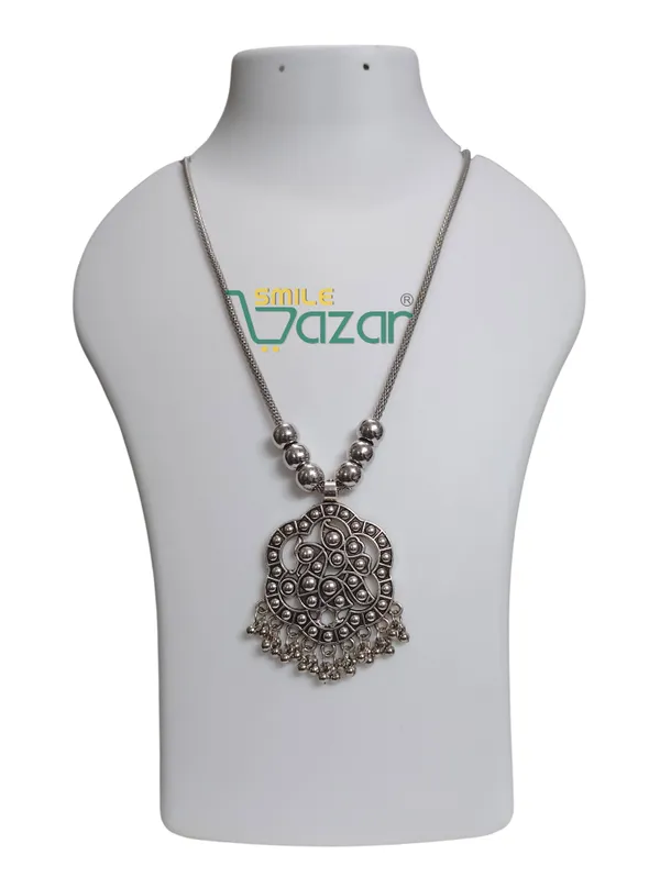 Artificial_Oxidised_Peacock_Big_Pendant_Necklace_Chain_Stylish_Jewellery_–_Antique_Statement_Jewellery_for_Girls_&_Women_-_1_PC