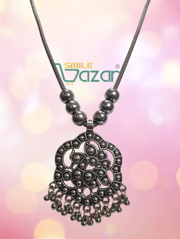 Artificial_Oxidised_Peacock_Big_Pendant_Necklace_Chain_Stylish_Jewellery_–_Antique_Statement_Jewellery_for_Girls_&_Women_-_1_PC