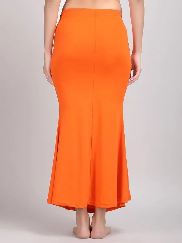 Orange_Microfiber_Saree_Shapewear_Petticoat_|_Smooth_Curve_Mermaid_Style_Innerwear_Petticoat_For_Woment