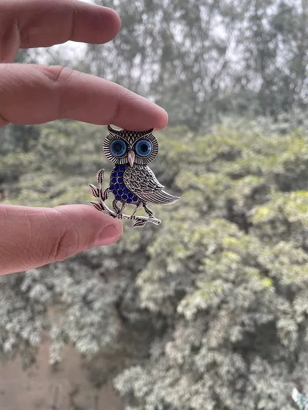 Blue_&_Silver_Owl_Turkish_Evil_Eye_Fridge_Refrigerator_Sticker_Magnet_Sign_Of_Good_Luck_&_Protection