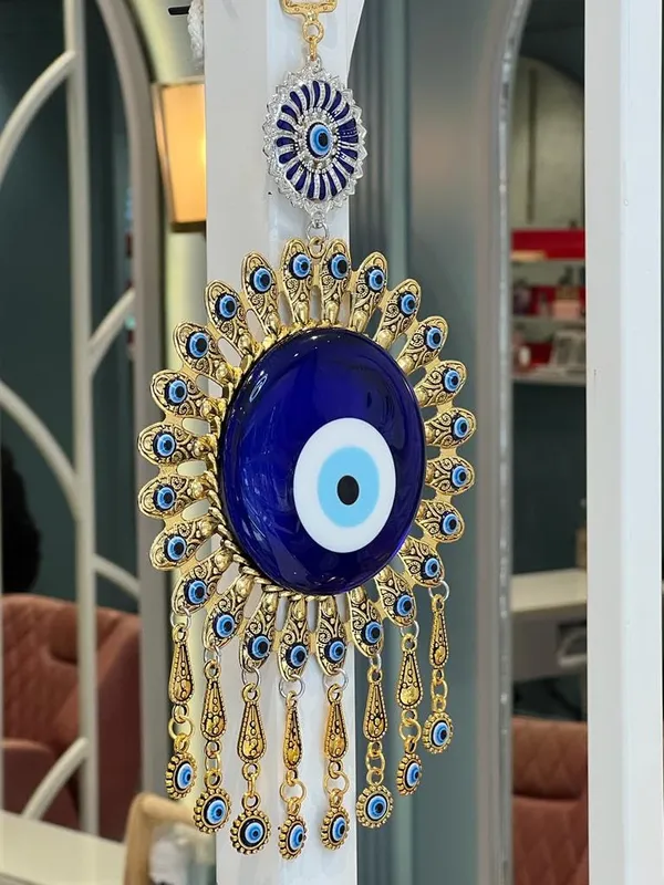 Metal_Evil_Eye_Home_Decor_Hanging_Ornament,Door_Wall_Hanging,_Evil_Eye_Decor,Evil_Eye_Car_Ornament_(Sun_With_Charm_Design_Gold)