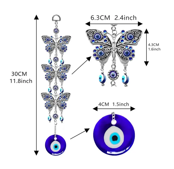 Blue_Beads_3_Layer_Butterfly_with_Evil_Eye_Pendant_Decoration,_Wall/Door_Hanging_Ornament_Amulet_for_Car,_Home_and_Office_for_Protection_and_Blessing