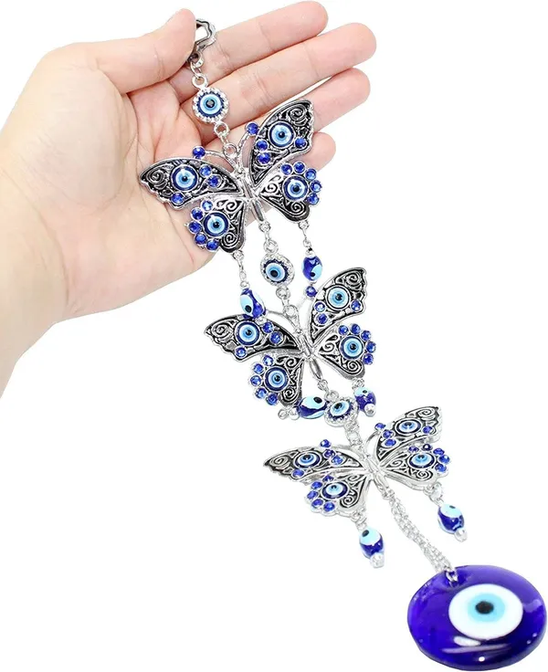 Blue_Beads_3_Layer_Butterfly_with_Evil_Eye_Pendant_Decoration,_Wall/Door_Hanging_Ornament_Amulet_for_Car,_Home_and_Office_for_Protection_and_Blessing