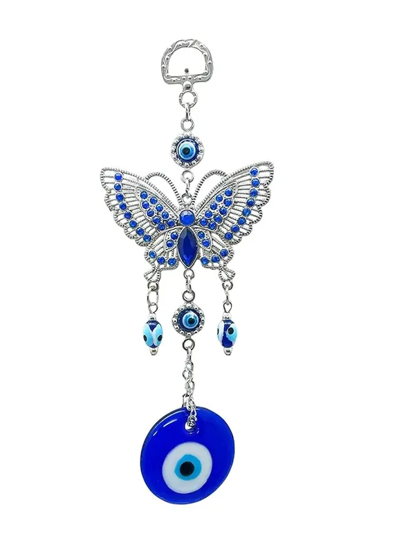_Blue_Evil_Eye_Butterfly_Pendant_Decoration_for_Diwali_Gifts,_Wall/Door_Hanging_Ornament_Amulet_for_Car,_Home_and_Office_for_Protection_and_Blessing