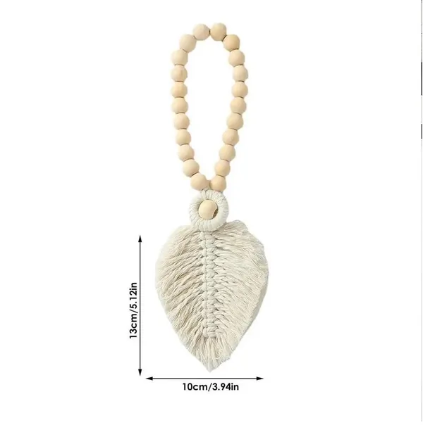 Pack_Of_2_Off_White_Boho_Curtain_Tiebacks,Hand_Knitting_Cotton_Curtain_Holdbacks_With_Adjustable_Natural_Wooden_Bead