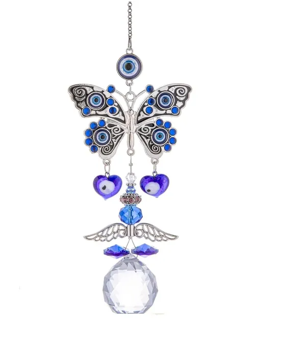 Home_Decor_Butterfly_Evil_Eye_Hanging_for_Diwali_Gifts/Wall_Hanging_Car_Hanging_Crystal_Angel_Suncatcher_Balls_Prism_Rainbow_Maker_for_Home,_Office,_Garden_Decoration,_Window_Decorations