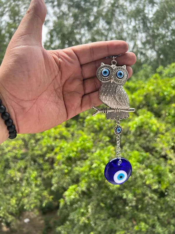 Home_Decor_Hanging_Wall_Hanging_Car_Hanging_with_Lucky_Owl_Blue_Evil_Eye_Decoration,_Lucky_Hanging_Ornament_Amulet_for_Car,_Home_and_Office_for_Protection_and_Blessing