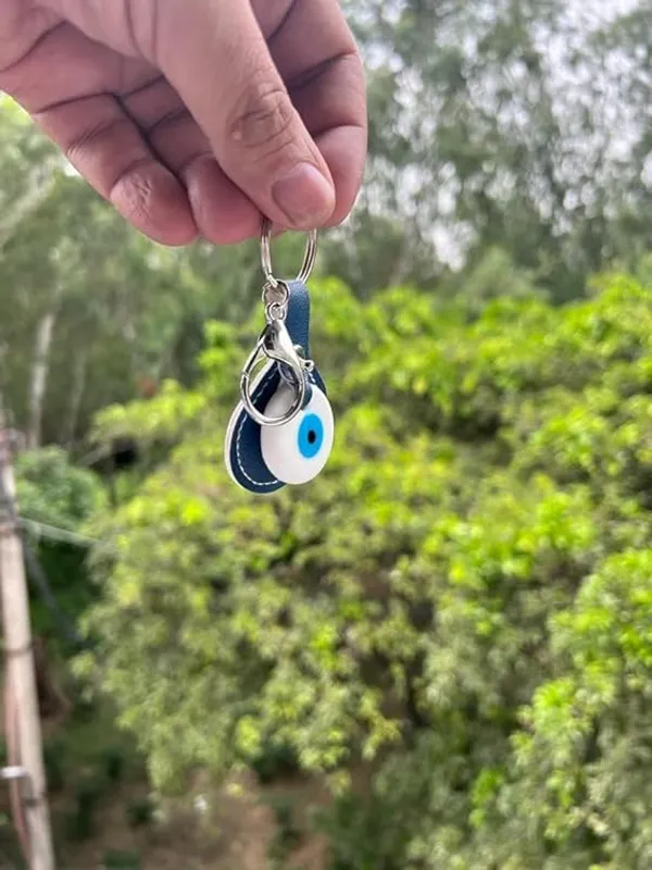 Pack_of_2_BLUE_BEADS_Original_Blue_and_White_Evil_Eye_Stone_With_Leather_Keychain_For_Bike/Car_Gifting_With_Key_Ring