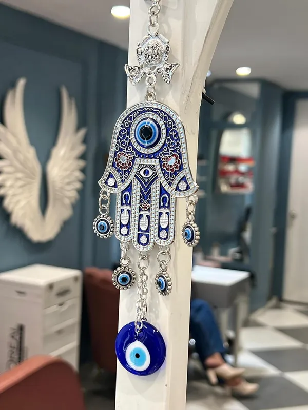 Home_&_Decor_Evil_Eye_Hanging_Hamsa_8._Inches_Pendant_Decoration_for_Diwali_Gifts,_Lucky_Hamsa_Door_/_Wall_Hanging_For_Home_and_Office