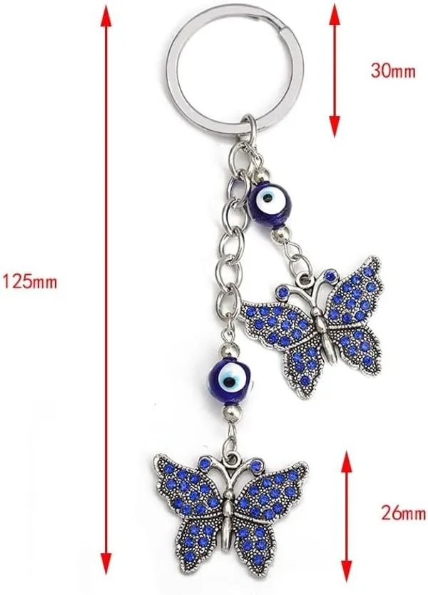 Blue_&_Silver_With_Crystal_Butterfly_Keychain_For_Bike/Car_Gifting_With_Key_Ring_AntiRust