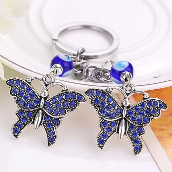Blue_&_Silver_With_Crystal_Butterfly_Keychain_For_Bike/Car_Gifting_With_Key_Ring_AntiRust