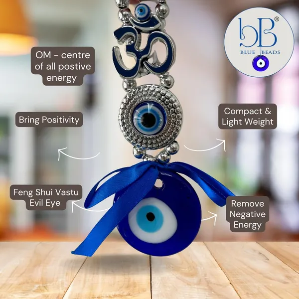 BLUE_BEADS_Ceramic_Turkish_Feng_Shui_Vastu_Blue_Glass_Evil_Eye_Hanging/Door_Hanging_Nazar_Batu_For_Protection_And_Good_Luck_-_Perfect_For_Gifting_Home_Or_Office_(Om)