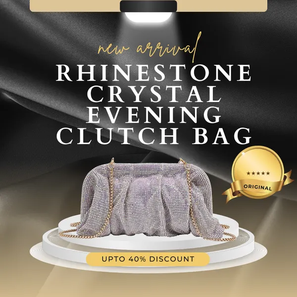 BLUE_BEADS_Full_Shinny_Rhinestone_Crystal_Evening_Clutch_Bag_Sparkling_Glitter_with_Chain_Sling_Bag_for_Special_Occasions_Like_Wedding_Party_Prom_Evening_Night_Party_For_Women_Girls_(PURPLE)