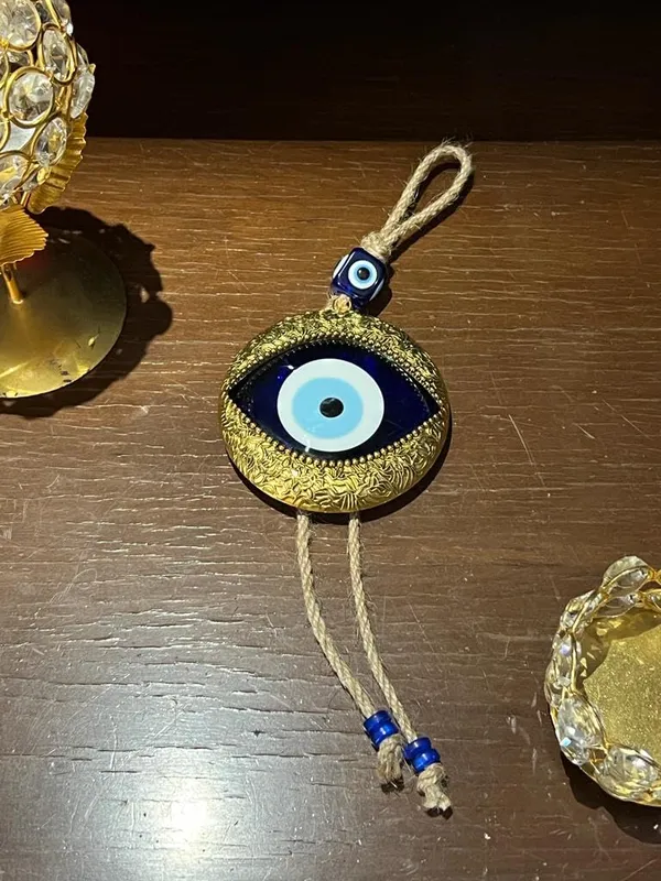 BLUE_BEADS_Evil_Eye_Lucky_Pendant_Design_Prevent_Bad_Energy_Bring_Wealth_Fortune_Coloured_Glaze_Alloy_Evil_Eye_Hanging_Ornament,Evil_Eye_Decor,Evil_Eye_Car_Ornament_(Gold_Evil_Eye)