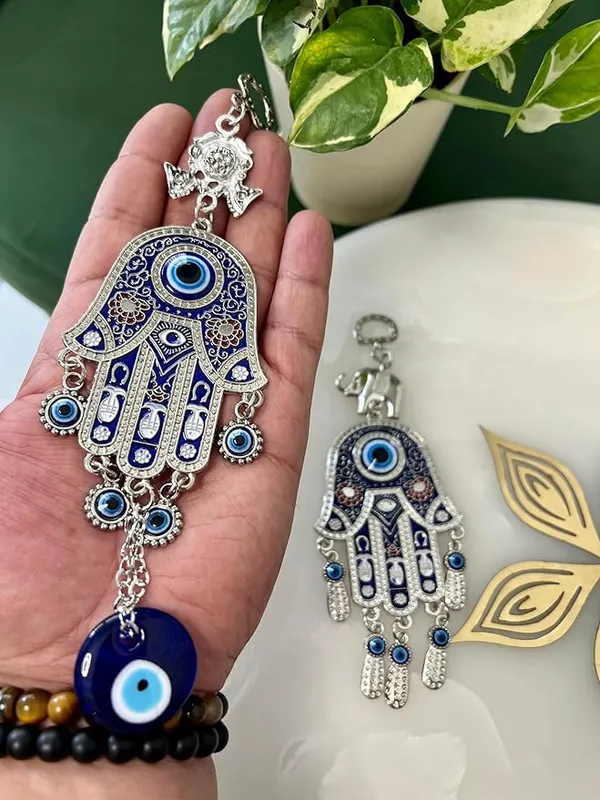 Pack_of_2__Home_&_Decor_Evil_Eye_Hanging_Hamsa_8._Inches_Pendant_Decoration,_Lucky_Hamsa_Door/Wall_Hanging_for_Home_and_Office