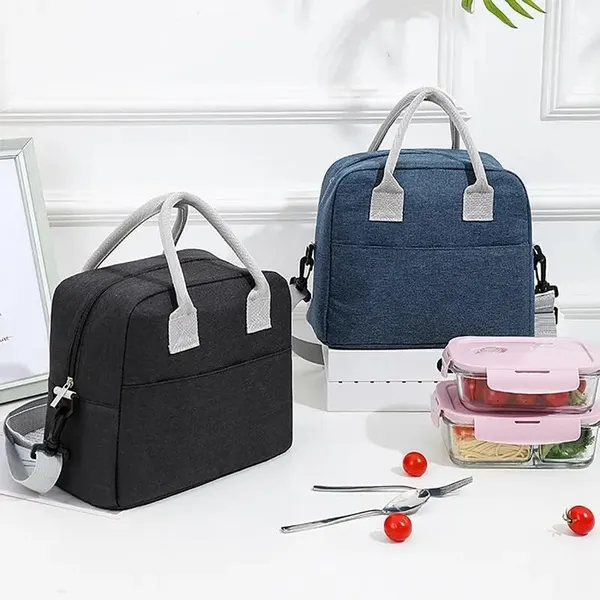 BLUE_BEADS_Thermal_Insulated_Travel_Lunch_Bags_Small_for_Women_Work,_Student_Kids_to_School_Leak-Proof_Hot_Cold_Lunch_Bag_Reusable_Tote_Bag_with_Aluminium_Inner_Foil_(1_Pcs)_Grey