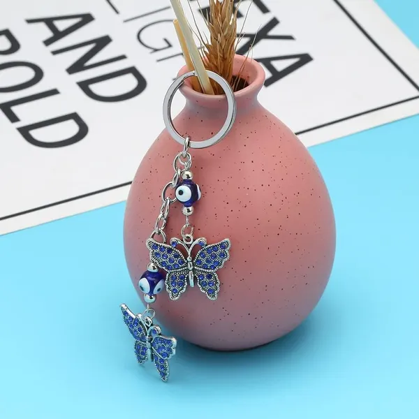 Pack_Of_2_Blue_&_Silver_With_Crystal_Butterfly_Keychain_For_Bike/Car_Gifting_With_Key_Ring_AntiRust