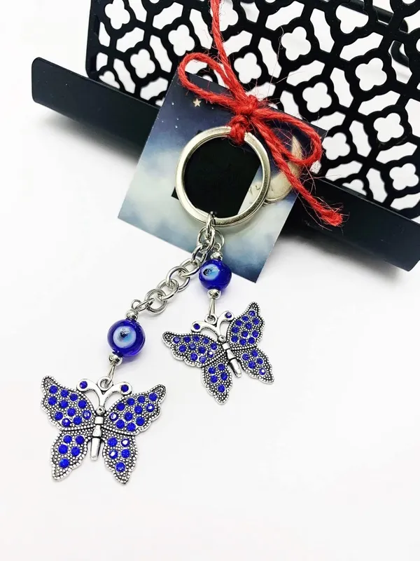 Pack_Of_2_Blue_&_Silver_With_Crystal_Butterfly_Keychain_For_Bike/Car_Gifting_With_Key_Ring_AntiRust