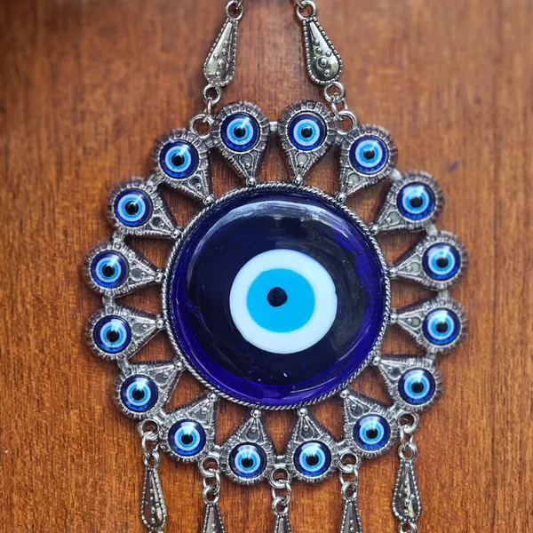 BLUE_BEADS_Evil_Eye_Lucky_Pendant_Design_Prevent_Bad_Energy_Bring_Wealth_Fortune_Coloured_Glaze_Alloy_Evil_Eye_Hanging_Ornament,Evil_Eye_Decor,Evil_Eye_Car_Ornament_(Sun_with_Charm_Design)