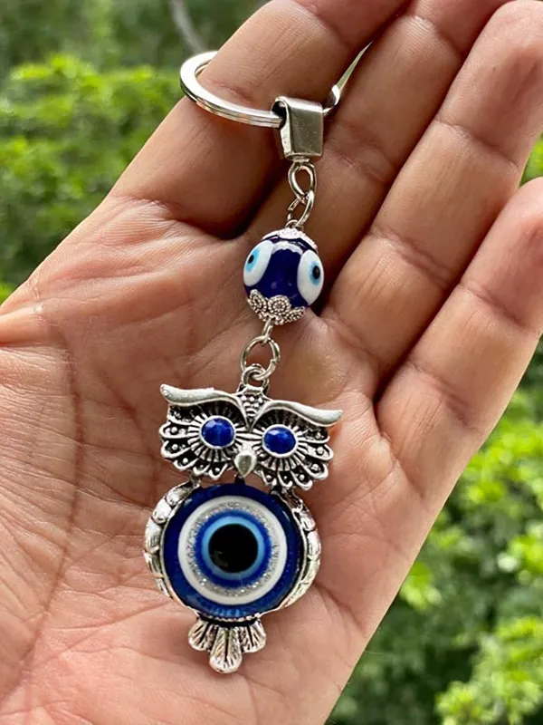 Blue_&_Silver_Evil_Eye_Keychain_For_Bike/Car_Gifting_With_Key_Ring_AntiRust