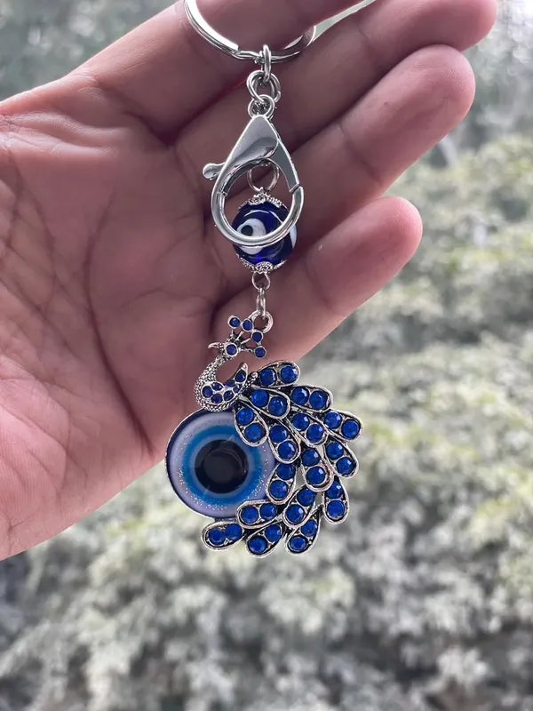 Blue_&_Silver_Peacock_Shape_Pendant_Evil_Eye_Keychain_Crystal_Alloy_Peacock_Keyring_For_Men_And_Women