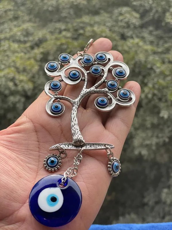 Blue_&_Silver_Hanging_Tree_Pendant_Decoration,_Door_And_Car_Hanging_Ornament