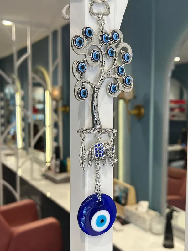 Blue_&_Silver_Hanging_Tree_Pendant_Decoration,_Door_And_Car_Hanging_Ornament