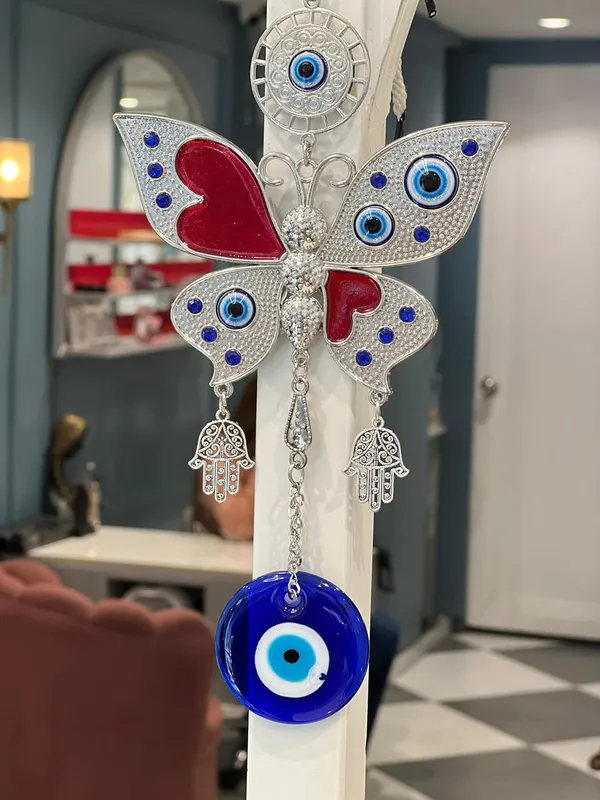 _Home_Decor_Evil_Eye_Hanging_for_Diwali_Gifts/Door_Hanging_Butterfly_Pendant_Car_Decoration,_Wall/Door_Hanging_Ornament_Amulet_for_Car,_Home_and_Office_for_Protection_and_Blessing