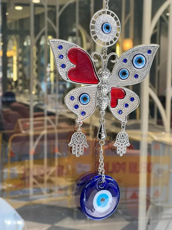 _Home_Decor_Evil_Eye_Hanging_for_Diwali_Gifts/Door_Hanging_Butterfly_Pendant_Car_Decoration,_Wall/Door_Hanging_Ornament_Amulet_for_Car,_Home_and_Office_for_Protection_and_Blessing