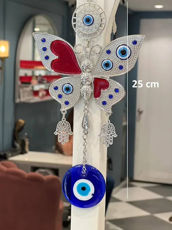 _Home_Decor_Evil_Eye_Hanging_for_Diwali_Gifts/Door_Hanging_Butterfly_Pendant_Car_Decoration,_Wall/Door_Hanging_Ornament_Amulet_for_Car,_Home_and_Office_for_Protection_and_Blessing