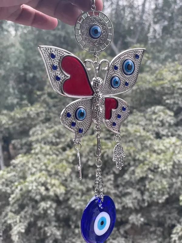 _Home_Decor_Evil_Eye_Hanging_for_Diwali_Gifts/Door_Hanging_Butterfly_Pendant_Car_Decoration,_Wall/Door_Hanging_Ornament_Amulet_for_Car,_Home_and_Office_for_Protection_and_Blessing
