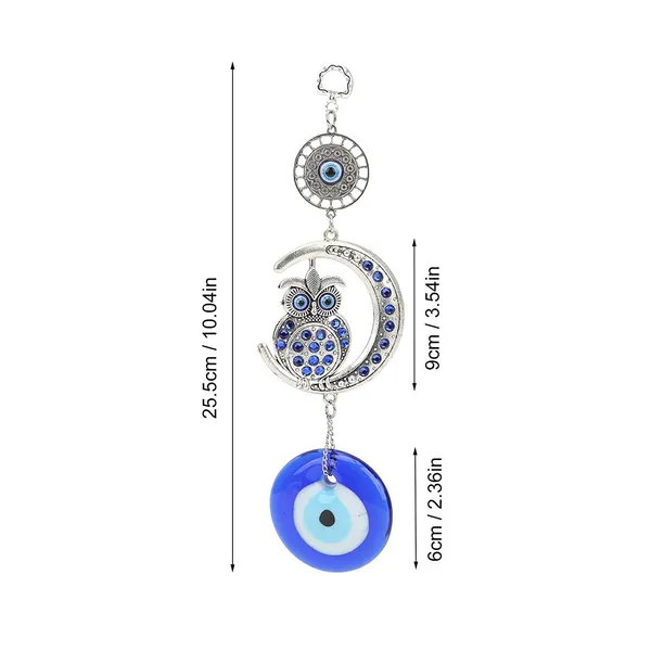 BLUE_BEADS_Home_Decor_Owl_with_Evil_Eye_Pendant_Decoration_for_Diwali_Gifts,_Evil_Eye_Hanging/Door_Hanging_Ornament_Amulet_for_Car,_Home_and_Office_for_Protection_and_Blessing