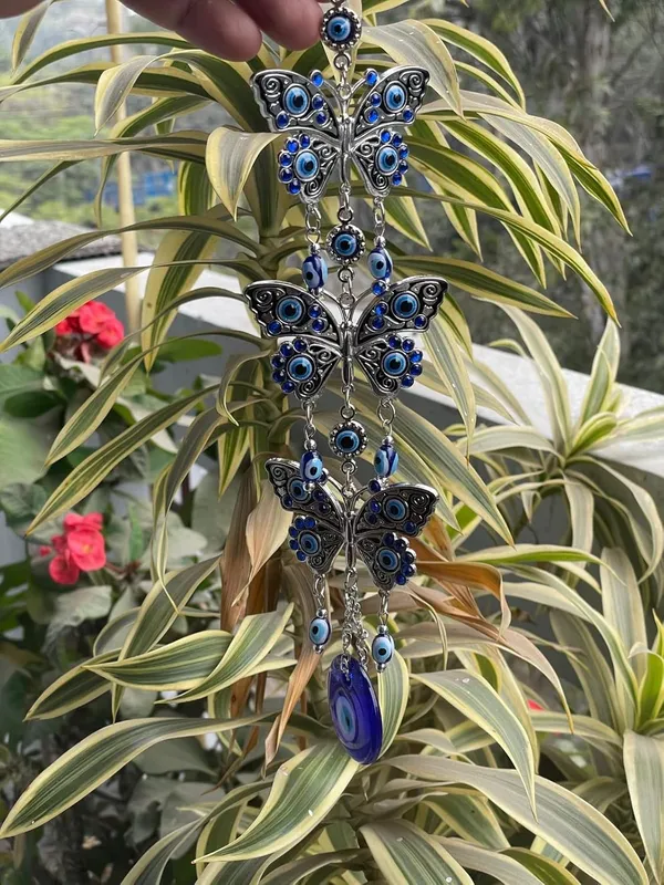 Blue_Beads_3_Layer_Butterfly_with_Evil_Eye_Pendant_Decoration,_Wall/Door_Hanging_Ornament_Amulet_for_Car,_Home_and_Office_for_Protection_and_Blessing