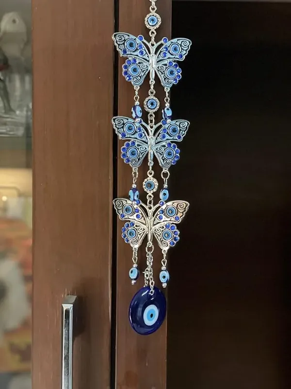 Blue_Beads_3_Layer_Butterfly_with_Evil_Eye_Pendant_Decoration,_Wall/Door_Hanging_Ornament_Amulet_for_Car,_Home_and_Office_for_Protection_and_Blessing