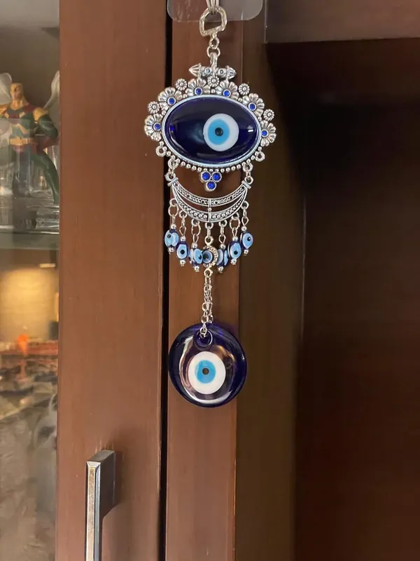 _Feng_Shui_Vastu_Blue_Big_Glass_Evil_Eye_Door/Wall_Hanging_Antique_for_Diwali_Gifts,_Nazar_Suraksha_Amulet_Decoration_Home/Office