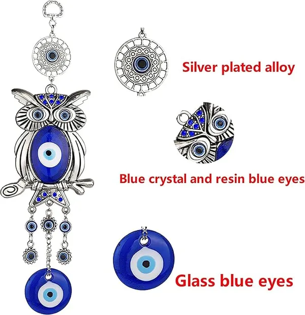 BLUE_BEADS_Evil_Eye_Lucky_Owl_Pendant_Design_Prevent_Bad_Energy_Bring_Wealth_Fortune_Coloured_Glaze_Alloy_Evil_Eye_Hanging_Ornament,Evil_Eye_Decor,Evil_Eye_Car_Ornament_(Owl_Design)