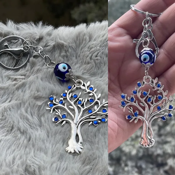 Pack_Of_2_Blue_&_Silver_Tree_Shape_Pendant_With_Evil_Eye_Keychain_Crystal_Alloy_Keyring_For_Men_And_Women