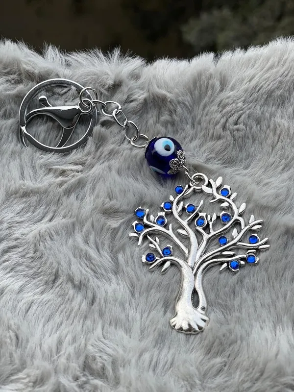 Pack_Of_2_Blue_&_Silver_Tree_Shape_Pendant_With_Evil_Eye_Keychain_Crystal_Alloy_Keyring_For_Men_And_Women