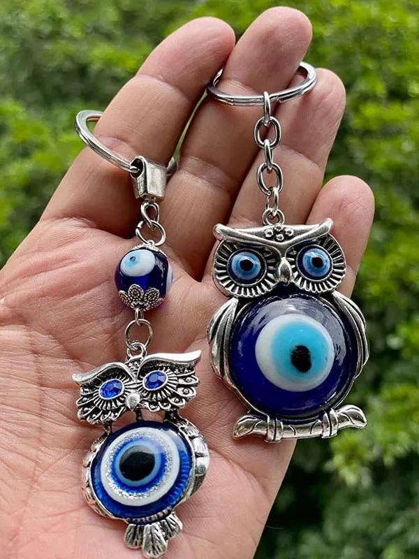 Pack_Of_2_Blue_&_Silver_Original_And_Evil_Eye_Keychain_For_Bike/Car_Gifting_With_Key_Ring_AntiRust