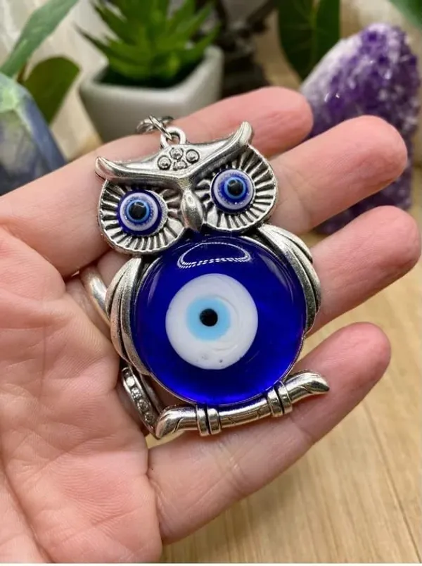Pack_Of_2_Blue_&_Silver_Original_And_Evil_Eye_Keychain_For_Bike/Car_Gifting_With_Key_Ring_AntiRust