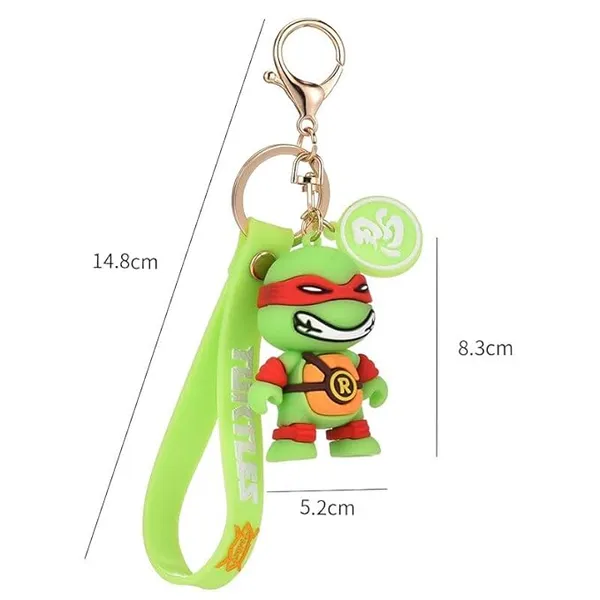 Pack_of_2_Pcs_BLUE_BEADS_Multi_Color_3D_Cute_Trending_Turtle_Cartoon_Keychain_with_Loop_and_Hook_Key_Chain_Key_Chain_|_Silicone_(_Any_Colour)