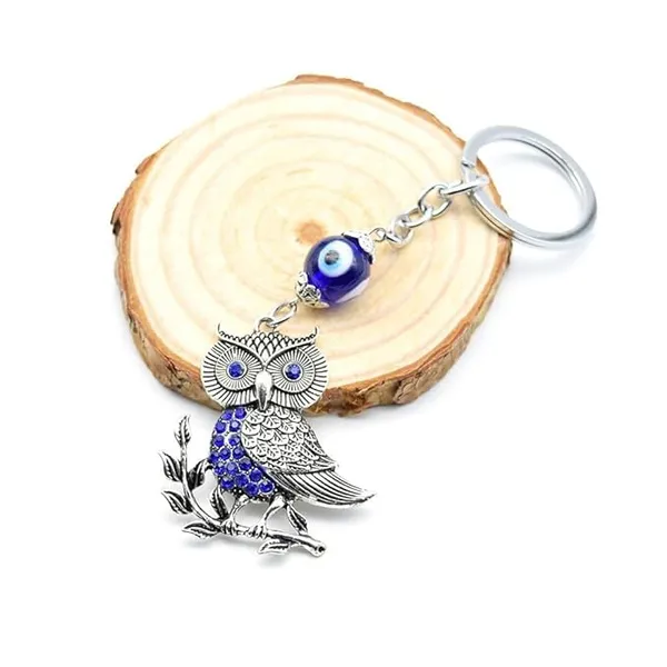 Pack_Of_2_Blue_&_Silver_Original_And_Evil_Eye_Keychain_For_Bike/Car_Gifting_With_Key_Ring_AntiRust